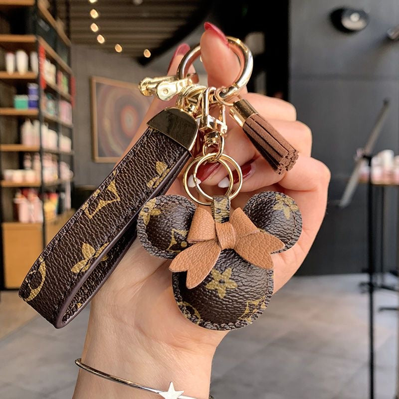 Luxe Designer Car Keychain Bag Charm