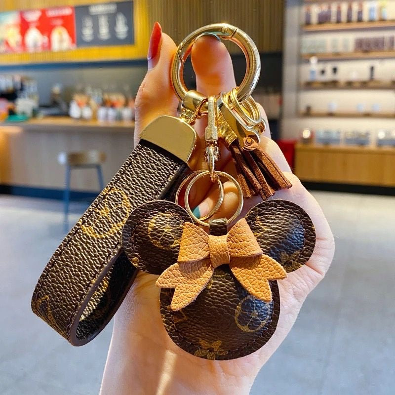 Luxe Designer Car Keychain Bag Charm