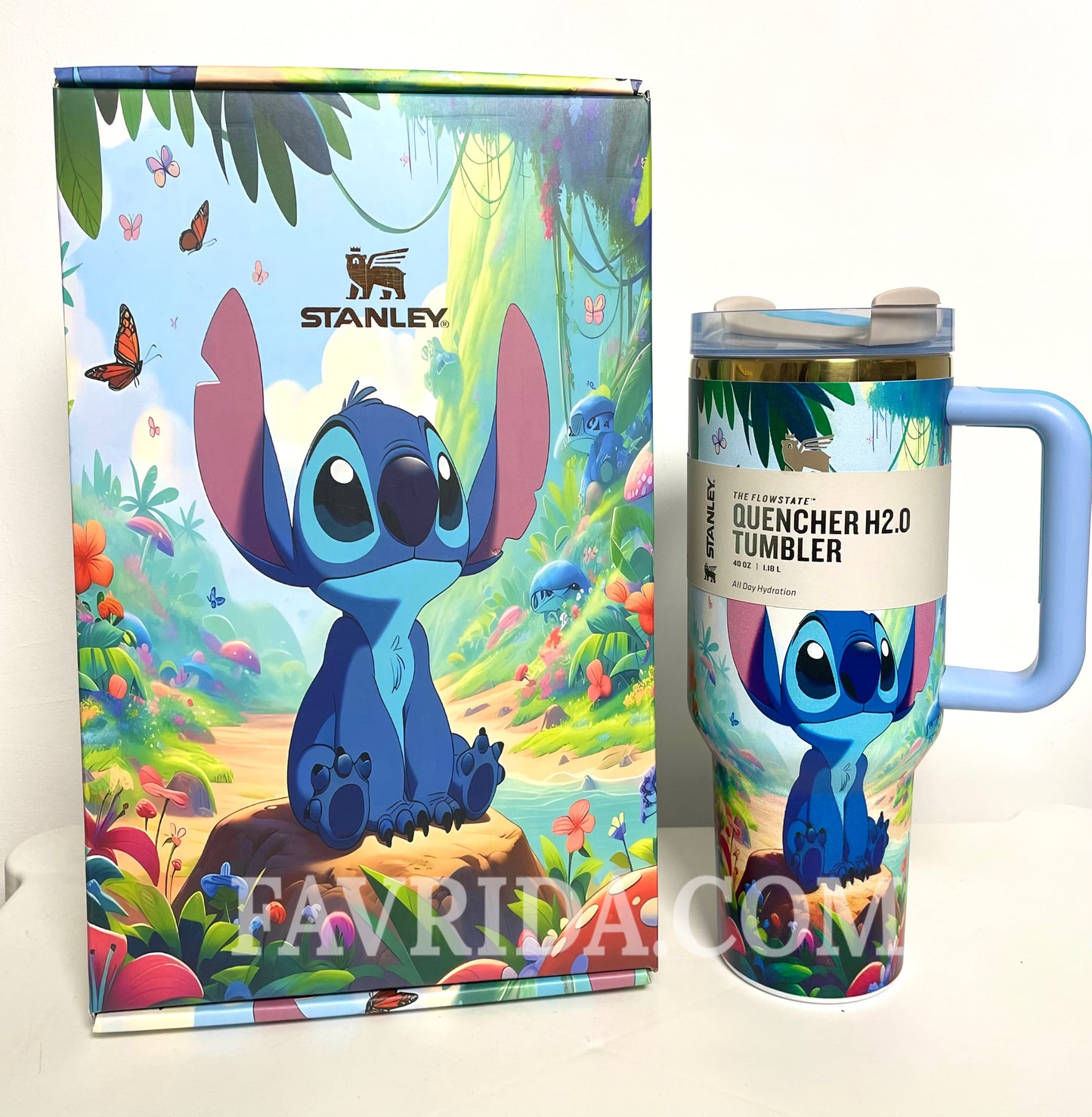 Stitch Limited Edition In-Car Insulated Cup 40 OZ with Premium Gift Box 💙