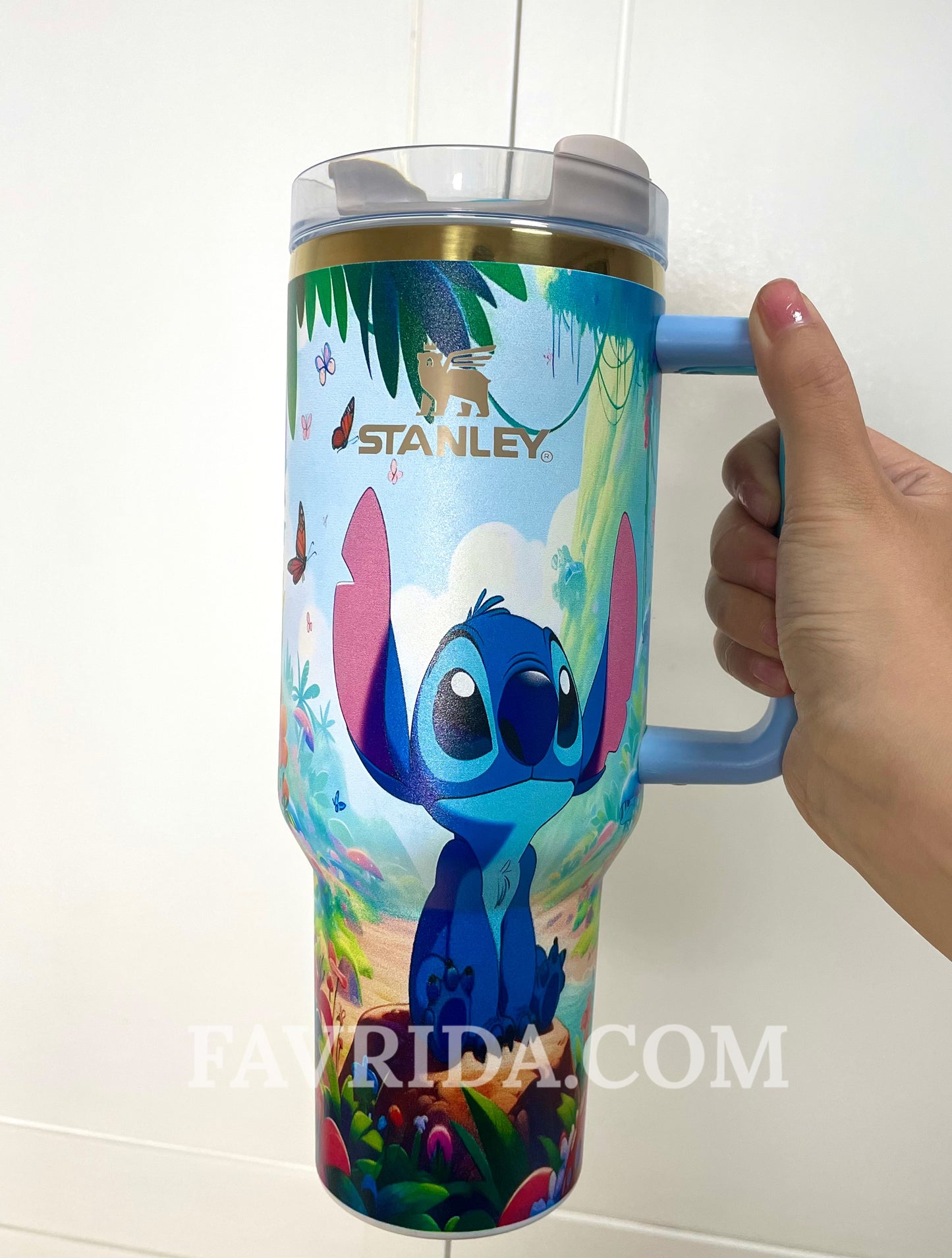 Stitch Limited Edition In-Car Insulated Cup 40 OZ with Premium Gift Box 💙