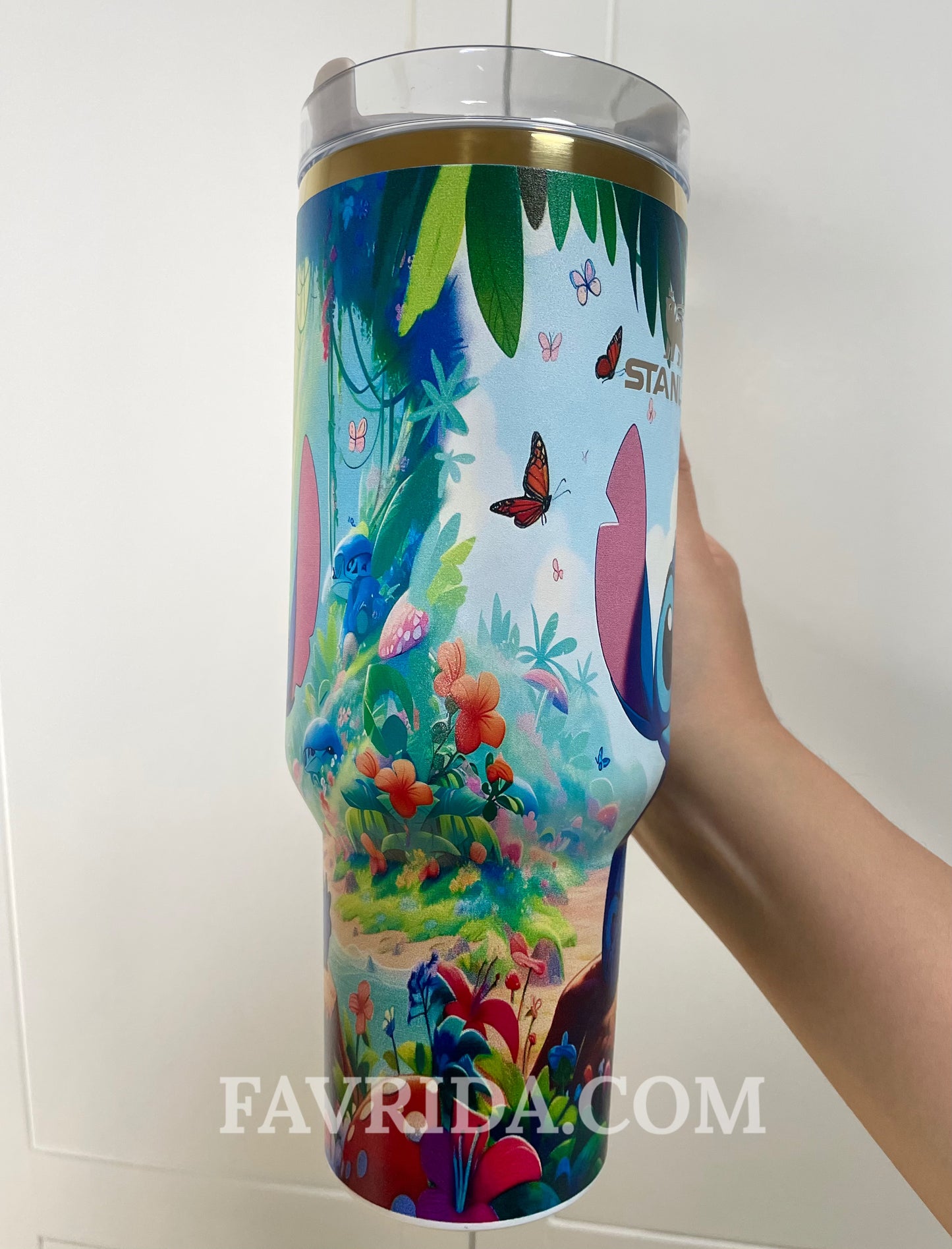 Stitch Limited Edition In-Car Insulated Cup 40 OZ with Premium Gift Box 💙