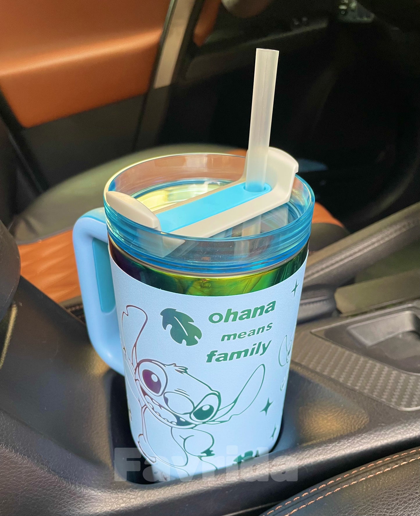 Stitch Holographic In-Car Insulated Cup 40 OZ