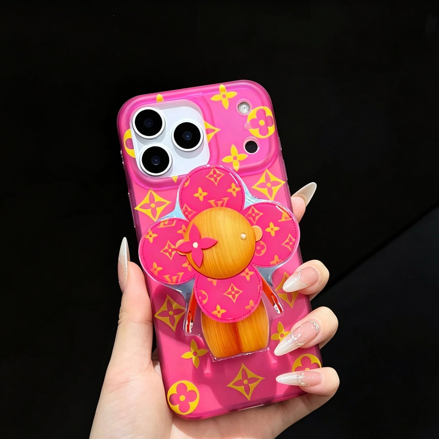 Ombre Floral MagSafe Grip Case