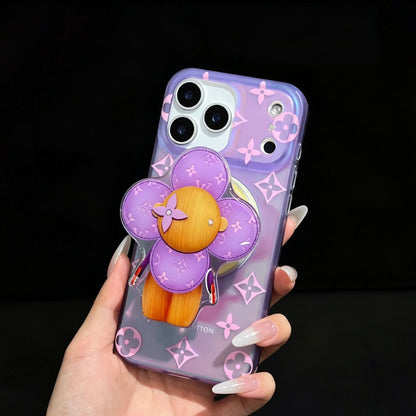 Ombre Floral MagSafe Grip Case