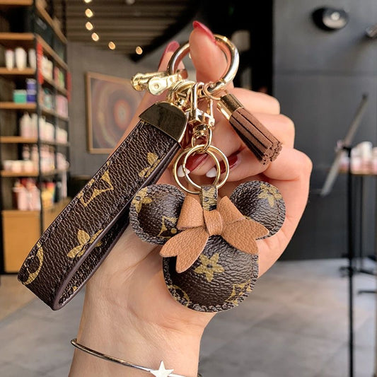 Luxe Designer Car Keychain Bag Charm