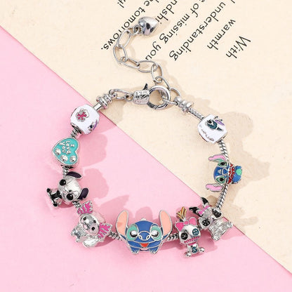 Friends Forever Silver Pendant Bracelet