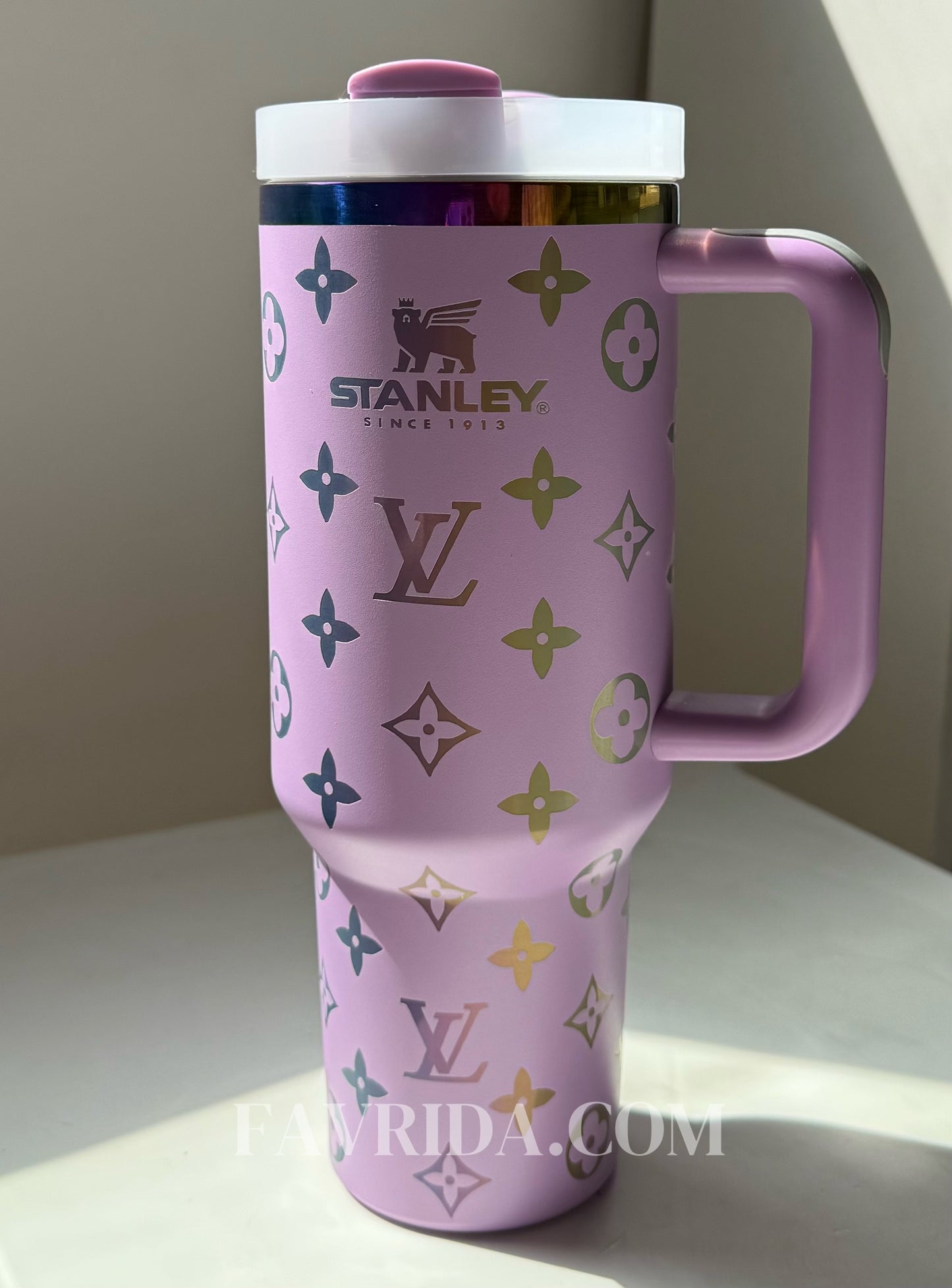 「NEW DROP」Pastel Designer Holographic 40 OZ Insulated Car Cup