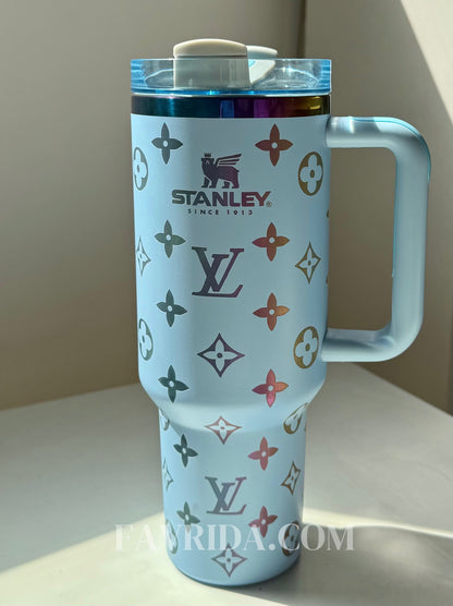 「NEW DROP」Pastel Designer Holographic 40 OZ Insulated Car Cup