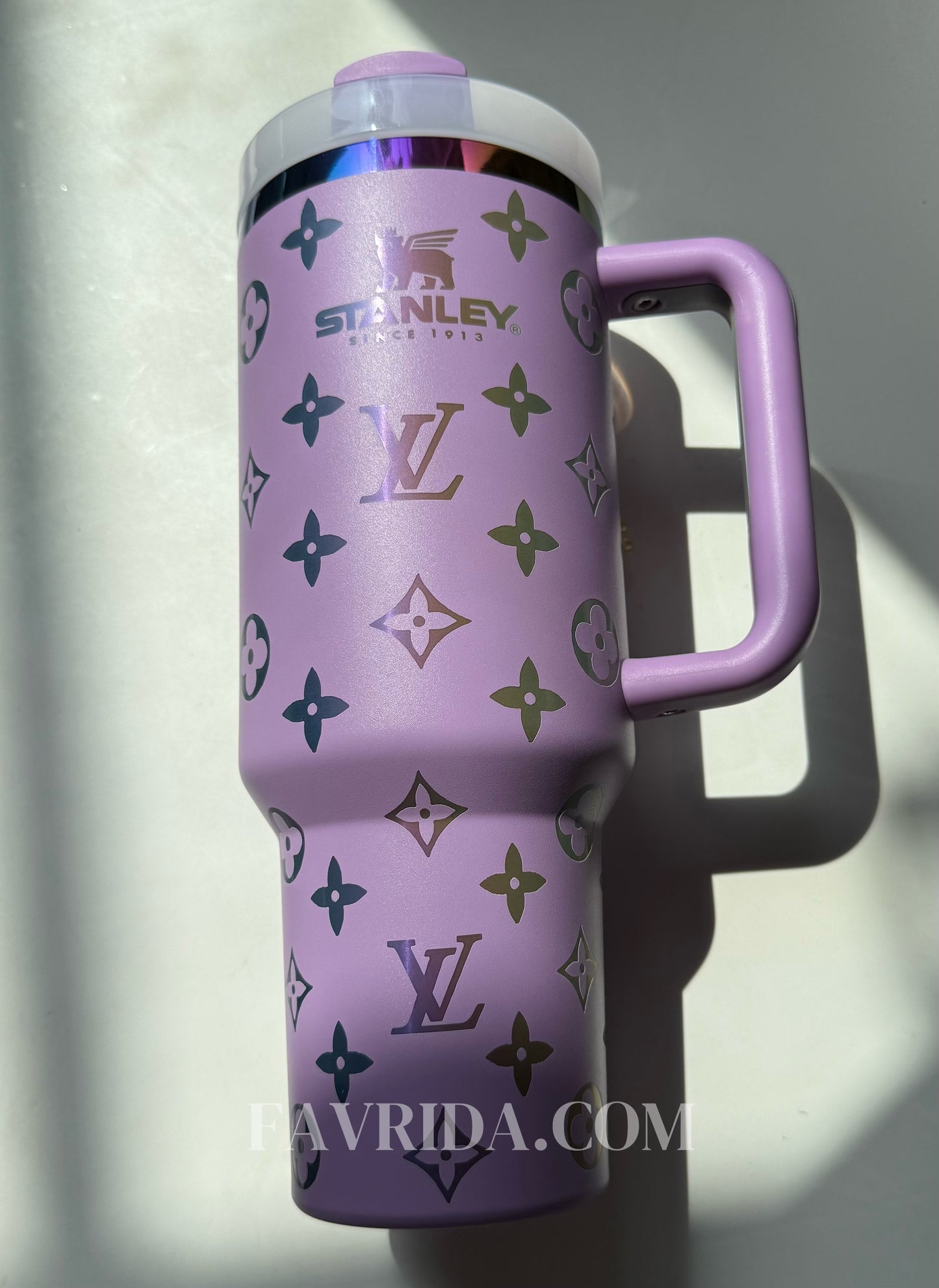 「NEW DROP」Pastel Designer Holographic 40 OZ Insulated Car Cup