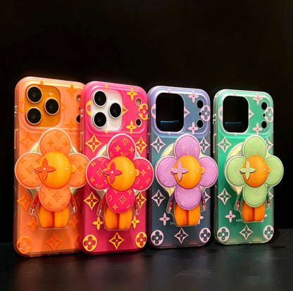 Ombre Floral MagSafe Grip Case