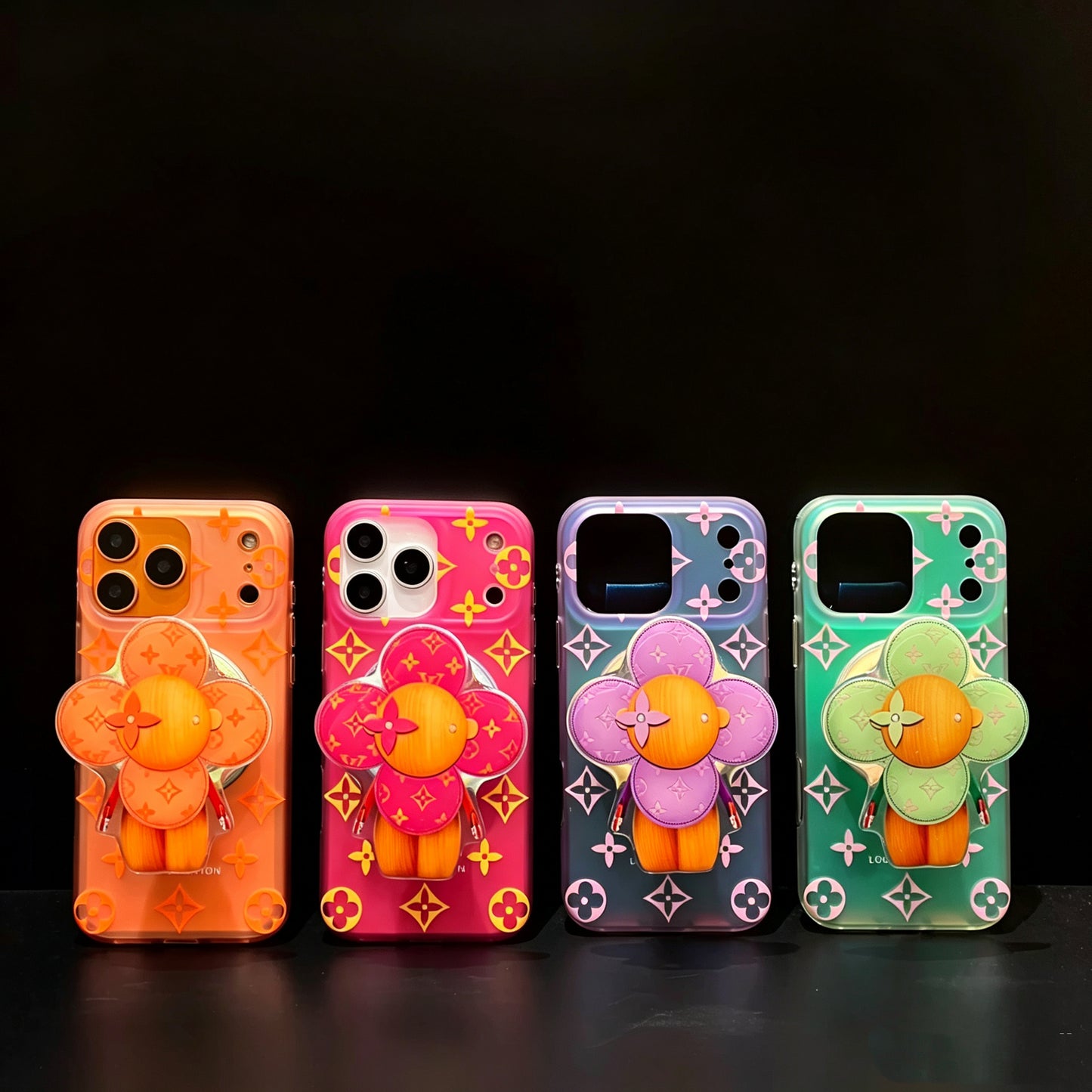 Ombre Floral MagSafe Grip Case