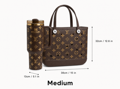 FAVRIDA Designer Cup Bag Set （Tote+40 OZ Tumbler）💎